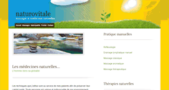 Desktop Screenshot of naturovitale.net